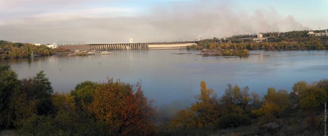 Вид на Депро ГЭС