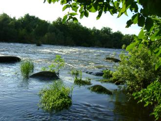 Южный Буг - единственная в Центральной Европе река, где сохранились естественные пороги